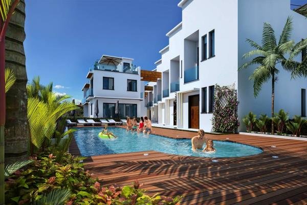 SEA VIEW VILLAS FOR SALE WITH PAYMENT PLAN IN KYRENİA ÇATALKÖY