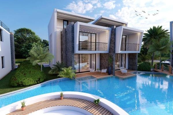 VILLAS FOR SALE IN GIRNE LAPTA FROM THE PROJECT 400 METERS TO THE SEA