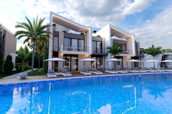 LUXURY FLATS FOR SALE FROM THE PROJECT IN KYRENIA LAPTA