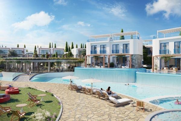 LUXURY VILLAS AND FLATS WITH PRIVATE POOL FOR SALE IN GIRNE LAPTA PROJECT