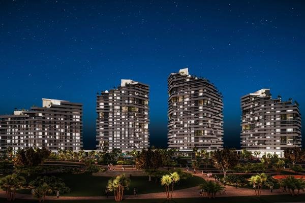 ULTRA LUXURY FLATS FOR SALE IN İSKELE FROM THE PROJECT PHASE