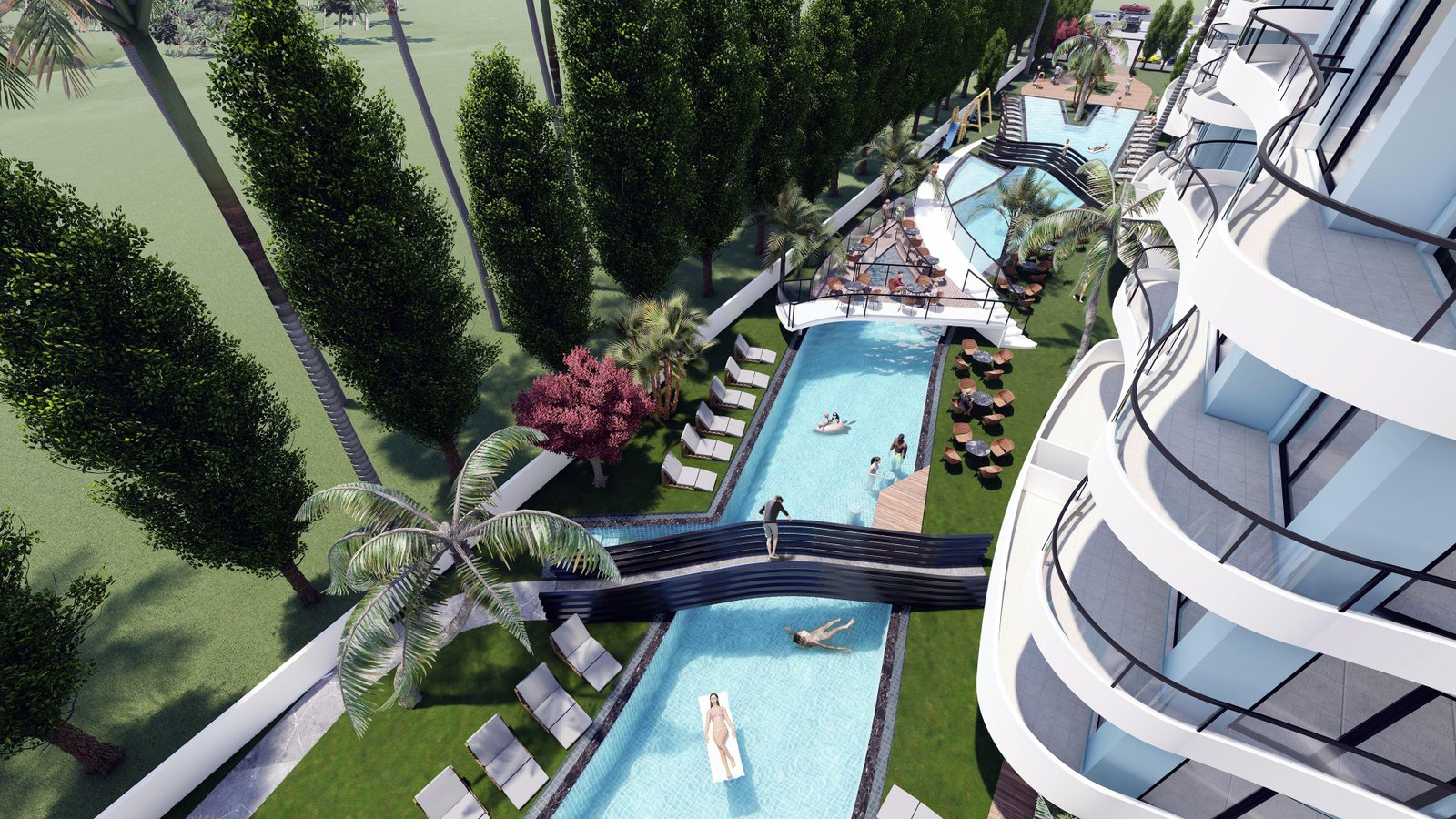 LUXURY LIFE IN İSKELE LONG BEACH 2 AND 3 BEDROOM FLATS FOR SALE
