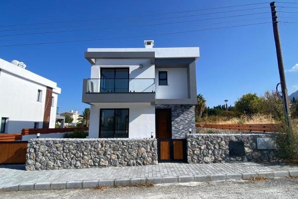 COMPLETED 3+1 LUXURY DESIGN VILLA FOR SALE IN GIRNE ALSANCAK AREA