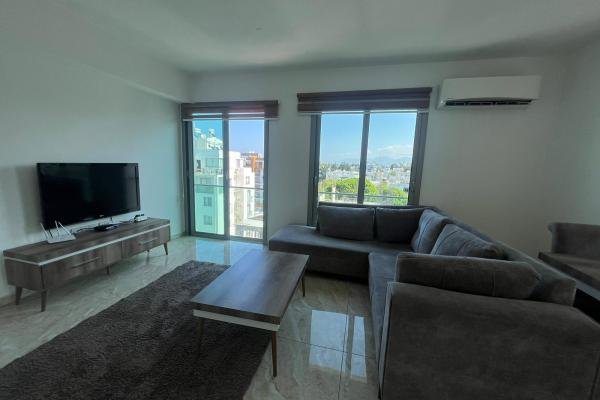 2+1 APARTMENT FOR SALE IN GIRNE CENTER, ALL EXPENSES PAID, SUITABLE FOR LOAN