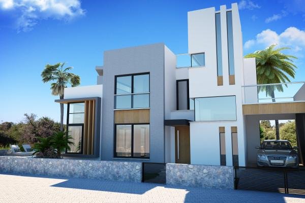 NEW 3+1 VILLA WITH PRIVATE POOL FOR SALE IN KYRENİA KARŞIYAKA