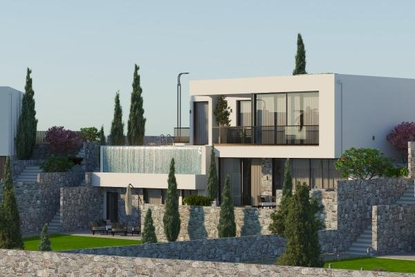 ULTRA LUXURY VILLA WITH PRIVATE POOL AT THE PROJECT STAGE IN KYRENİA ARAPKOY